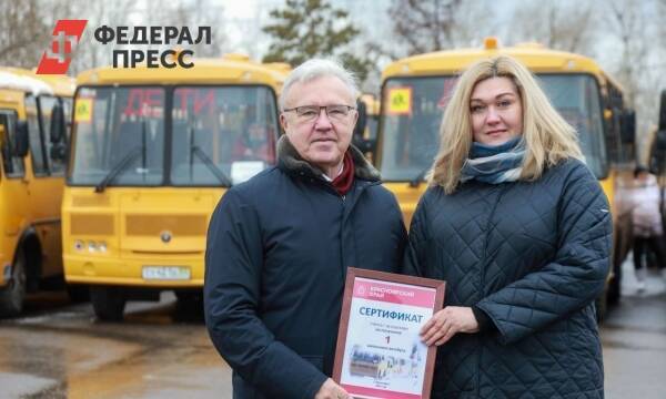 В Красноярском крае 40 муниципалитетов получили новые школьные автобусы