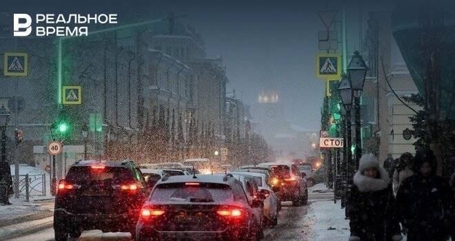 В Казани вечером наблюдаются пробки в 8 баллов