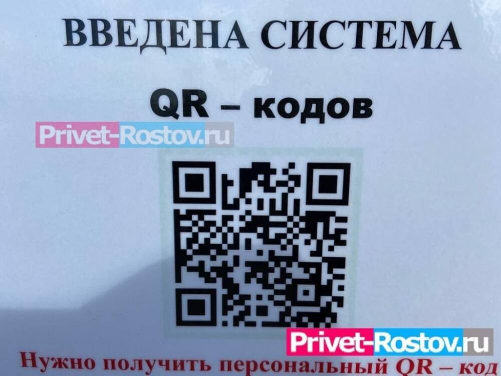 Жители в Ростовской области пытаются пройти в ТЦ по QR-коду от утюгов и стиральных машин