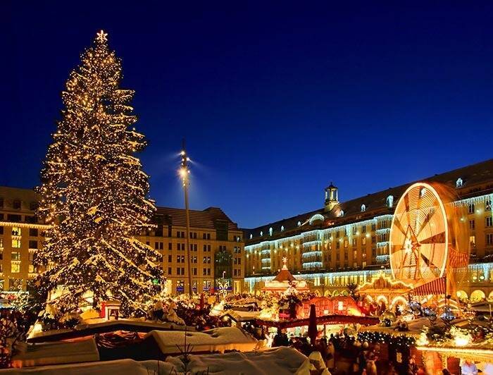 Самая большая рождественская ёлка Германии находится в Дортмунде