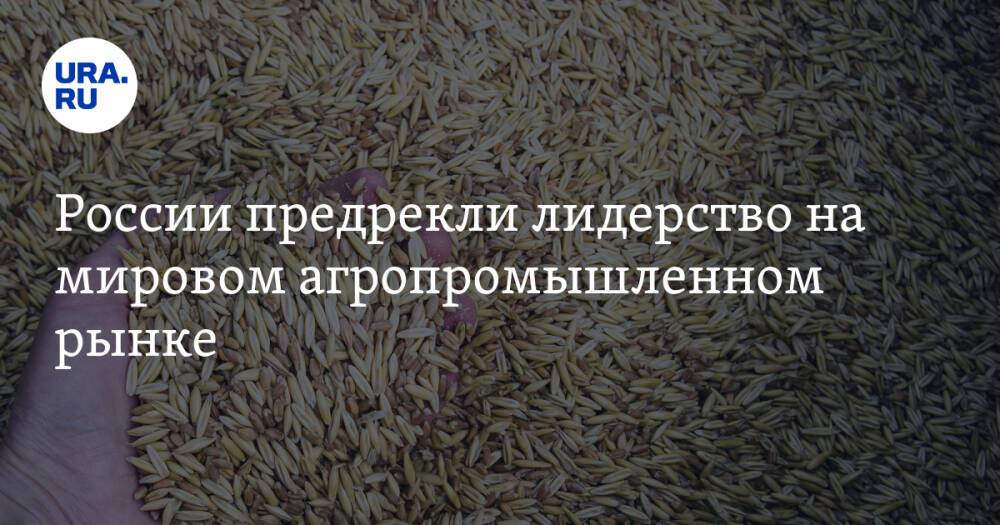России предрекли лидерство на мировом агропромышленном рынке