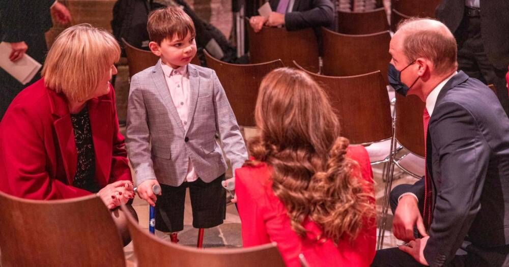 Безногий ребенок впечатлил Кейт Миддлтон и принца Уильяма силой духа (фото, видео)