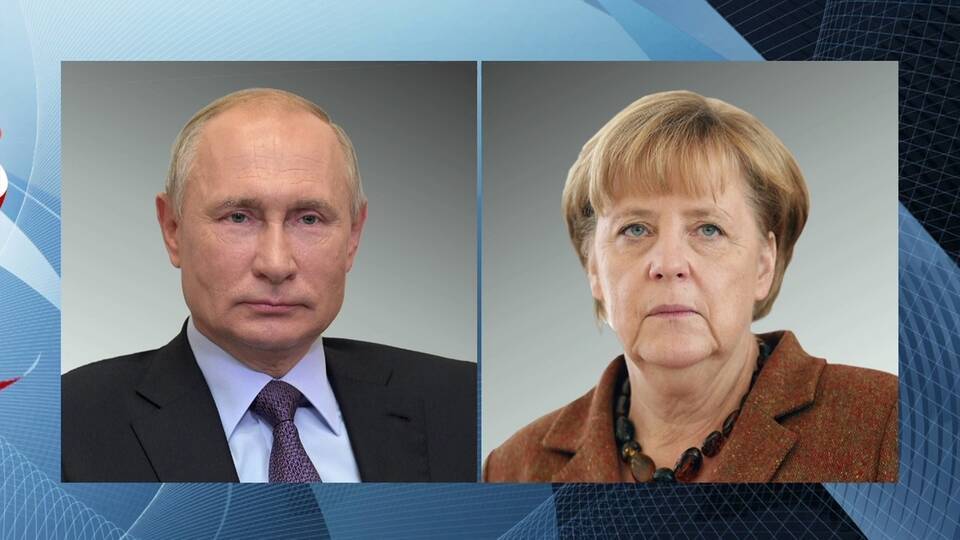 Владимир Путин выразил Ангеле Меркель признательность за многолетнее плодотворное сотрудничество