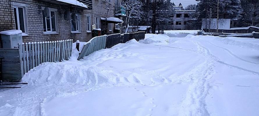 Специалисты дорнадзора республики нашли неубранную от снега улицу в поселке Карелии
