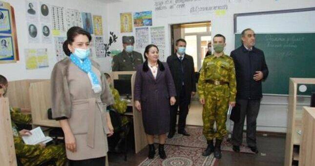 Рабочая группа посетила Военную гимназию Пограничных войск ГКНБ в Душанбе
