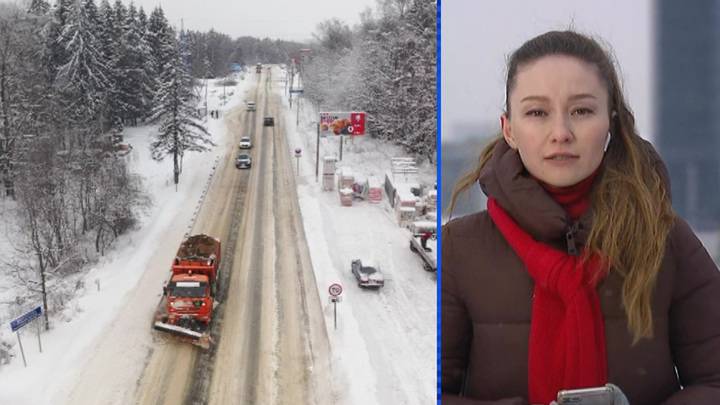 Новости на "России 24". Снегопад в Москве: на столичный регион надвигается циклон "Волкер"