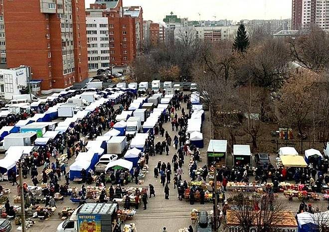 В Рязани отменили ярмарку выходного дня из-за сильного снегопада