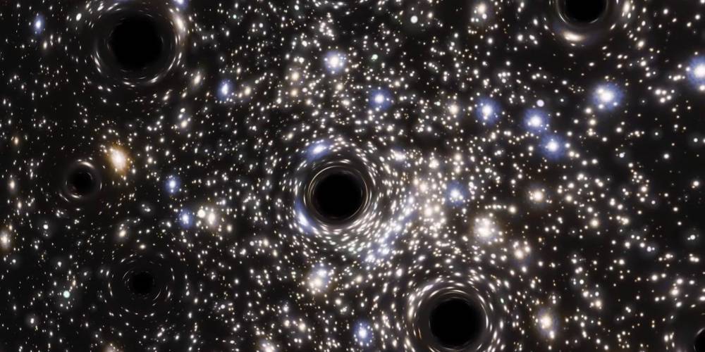 Телескоп Hubble обнаружил концентрацию маленьких черных дыр — видео