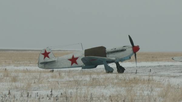 В Соль-Илецке снимают кино о советских летчиках- истребителях