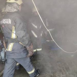 В Запорожье в результате пожара пострадал мужчина. Фото