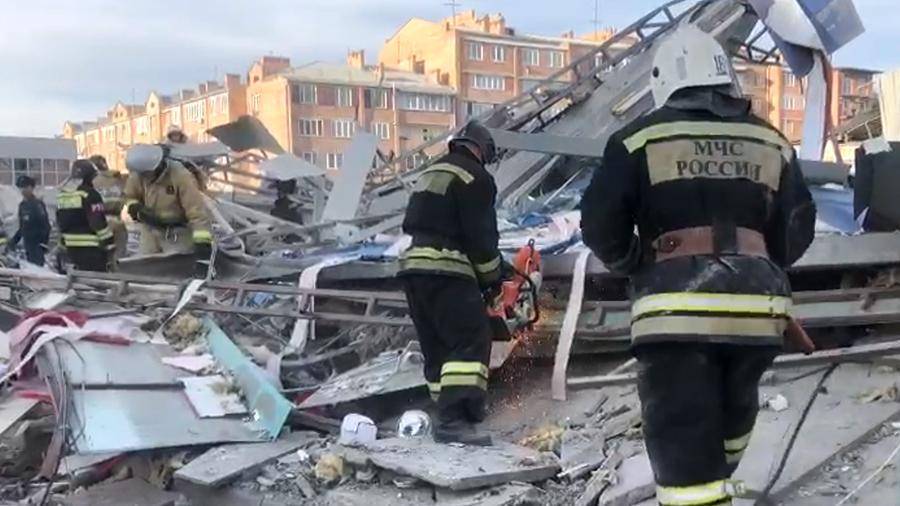 Во Владикавказе завершили разбор завалов на месте взрыва в магазине