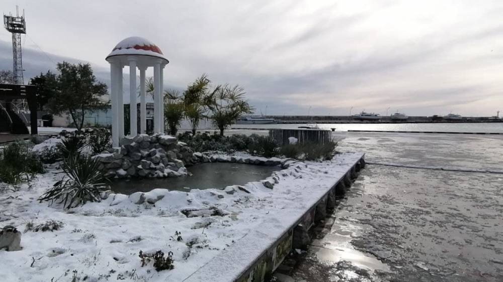 Ситуацию с водоснабжением Ялты может исправить недавний снегопад в Крыму