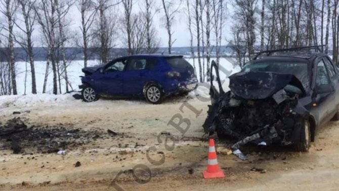 Столкновение двух машин в Тульской области закончилось смертью