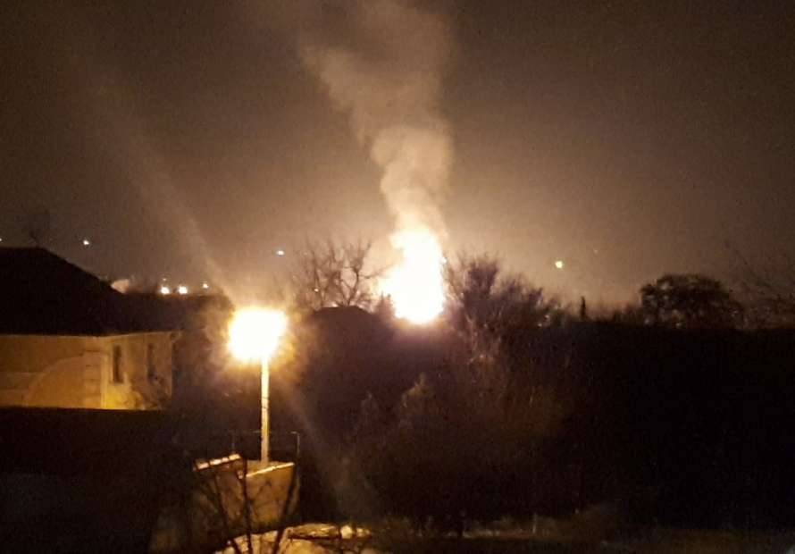 В оккупированном Луганске взорвался газопровод (ФОТО, ВИДЕО)