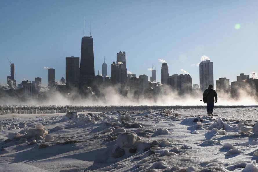 В более двадцати городах США зафиксированы рекордные морозы (ФОТО, ВИДЕО)