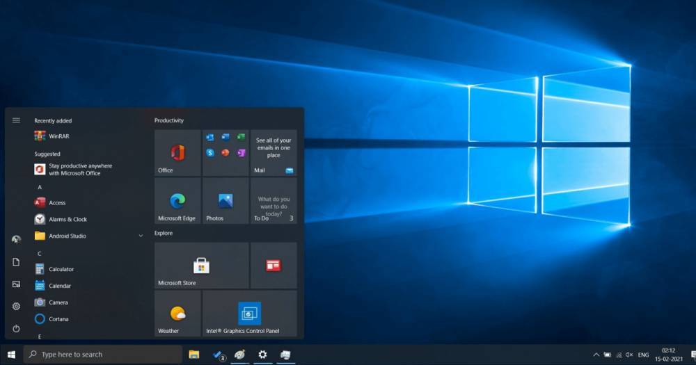 Microsoft добавит в Windows 10 выпадающее меню «Пуск»