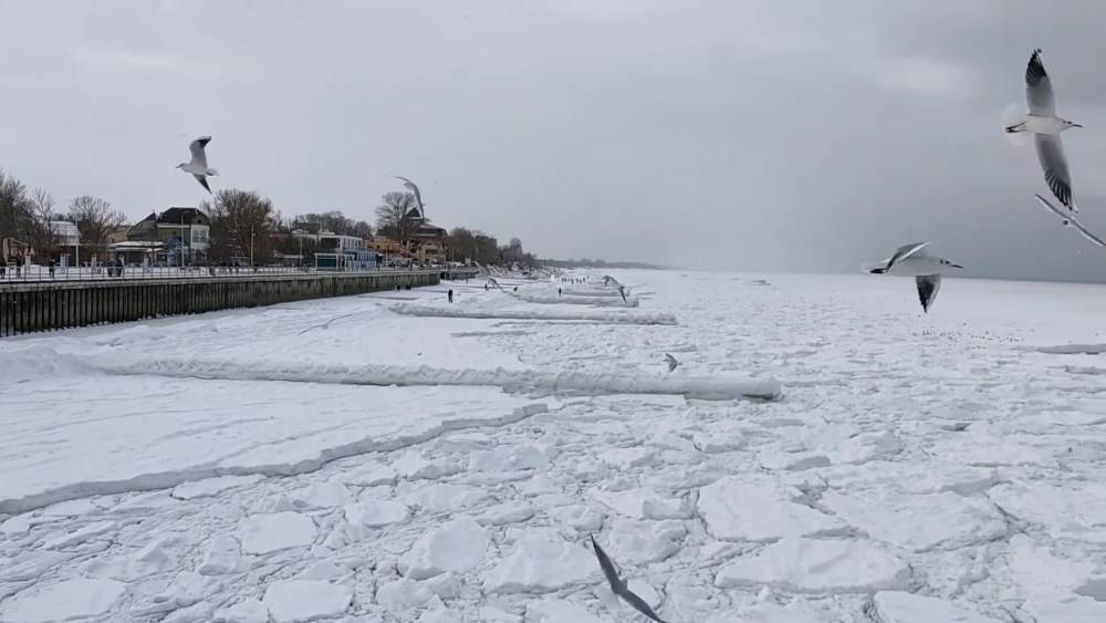 Балтийское море замерзло впервые за 25 лет