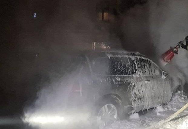 В Киеве подожгли автомобиль журналиста (фото)