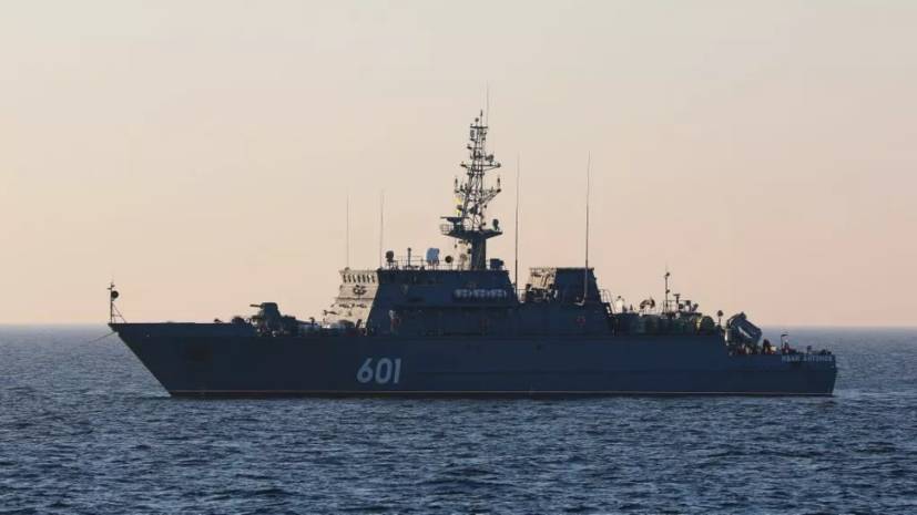Корабль Черноморского флота провёл учения в Средиземном море