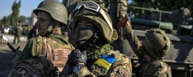 Украинские военные превратили свое расположение в склад металлолома