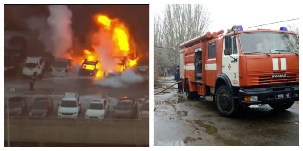 На Харьковщине сгорели автомобили: спасатели раскрыли детали, фото