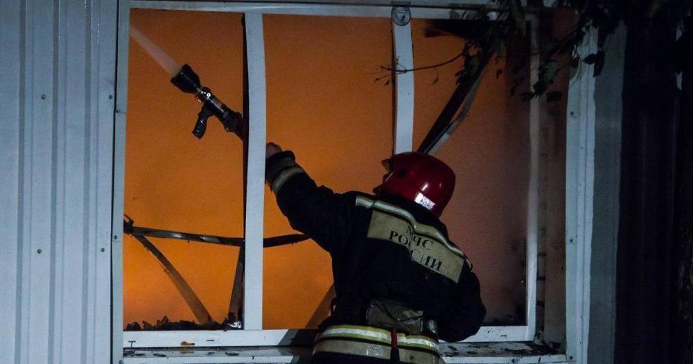 В Полесске при пожаре в доме нашли тело 93-летней женщины (видео с места происшествия)