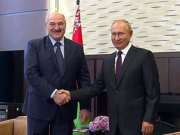 Путин встретится с Лукашенко в Сочи