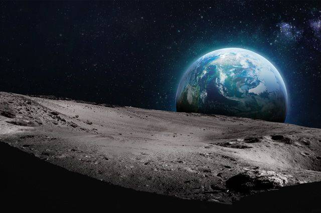 Космонавт показал, как выглядит лунный закат с МКС