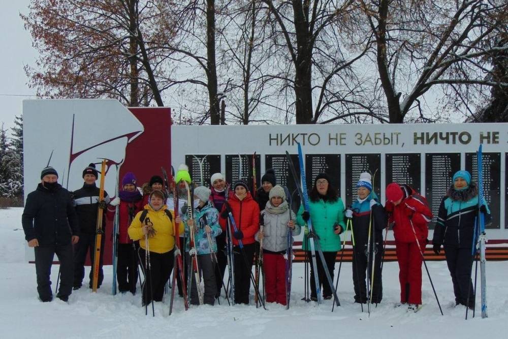 В 78-ю годовщину Сталинградской битвы бондарцы вышли на лыжный пробег