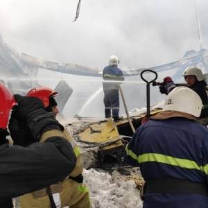 Пожар в «Эпицентре» в Первомайске потушили за шесть часов