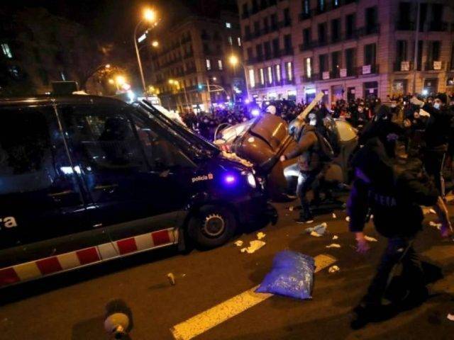 В Испании возобновились беспорядки