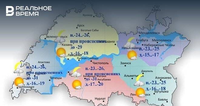 Сегодня в Татарстане ожидается до -20 градусов, утром при прояснениях — до -31˚С