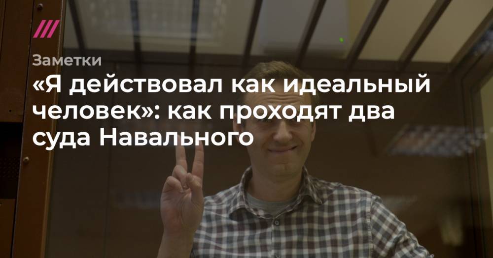 «Я действовал как идеальный человек»: как проходят два суда Навального