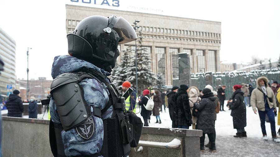 В Москве возбудили дело о нападении на омоновца на незаконной акции 31 января