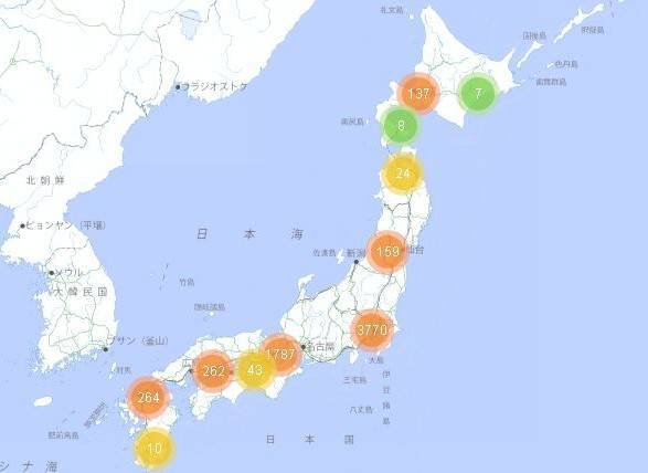 В Японии создали карту районов с "громкими" детьми