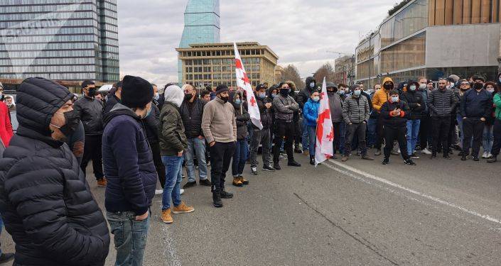 Акции протеста против повышения цен на топливо прошли в городах Грузии