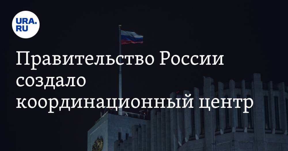 Правительство России создало координационный центр