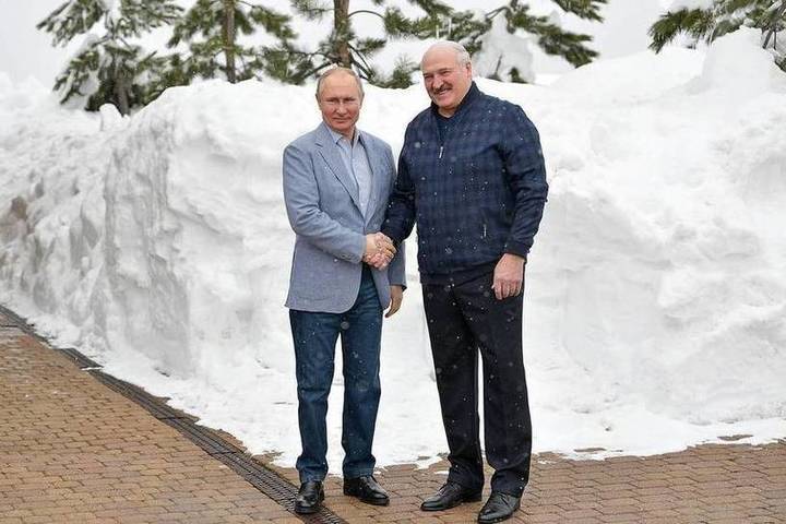 Путин и Лукашенко встретились в горах Красной Поляны