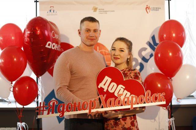 В Хабаровске знаком «Почетный донор России» наградили более 20 человек