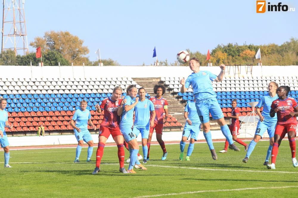 Футболистки «Рязани-ВДВ» сыграли первый товарищеский матч в межсезонье