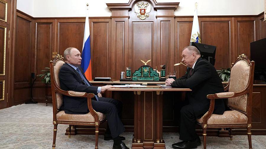 Путин встретился с главой Торгово-промышленной палаты Катыриным
