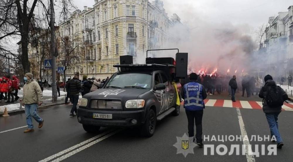 Нарушений на митинге в поддержку Стерненко не зафиксировано – полиция