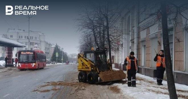 Стал известен список улиц Казани, откуда сегодня будут вывозить снег