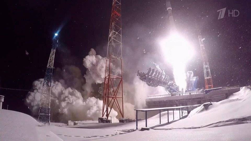 С космодрома Плесецк запущена первая в этом году ракета-носитель «Союз-2» с военным спутником