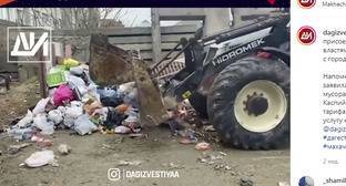 Новые операторы по вывозу мусора приступили к работе в Дагестане