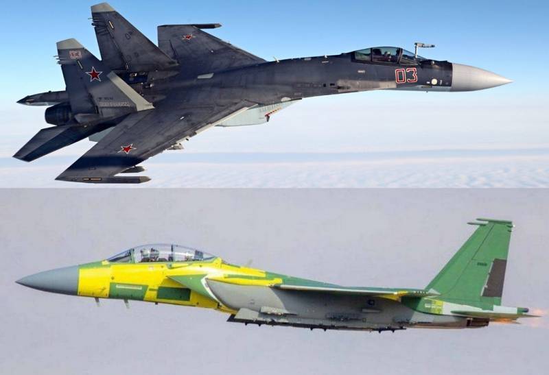 Американцы сравнили Су-35 со своим новым истребителем F-15EX