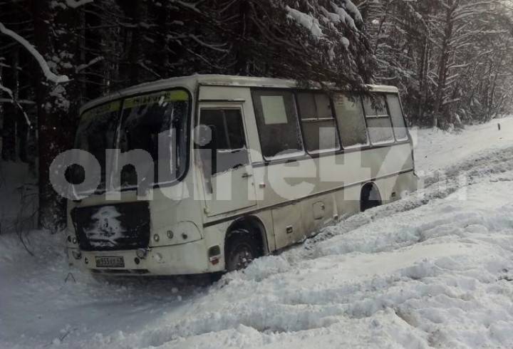 В Ленобласти столкнулись два рейсовых автобуса, пострадали пять человек