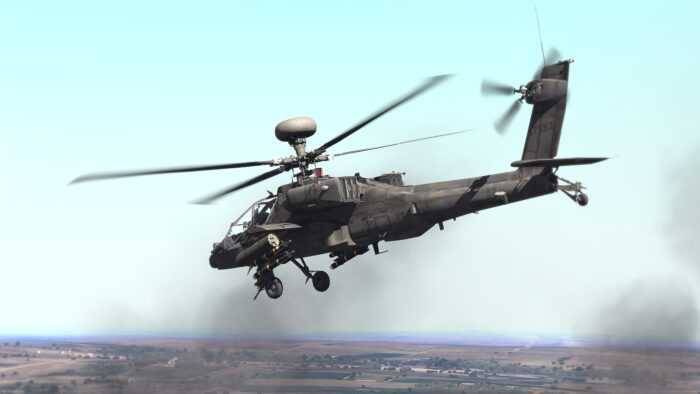 Из-за появления российских военных, американцам пришлось вызывать вертолёт Апач