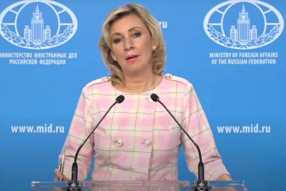 Захарова рассказала о реакции Запада на видео подавления европейских протестов
