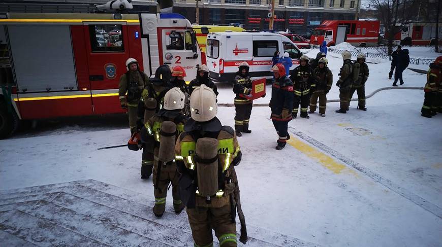 В Екатеринбурге произошел пожар в 23-этажном здании